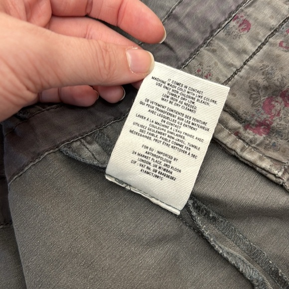 Anthropologie Hei Hei Anorak Utility Military Jacket, Gray, Size Medium - Picture 16 of 16